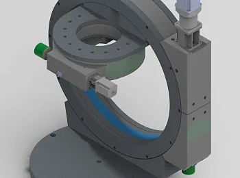Изображение проекта: Хи кольцо (гониометр Эйлера), аналог POSITECHNICS Goniometer KHI