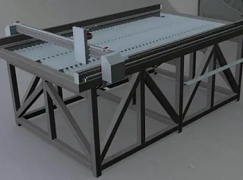 Изображение проекта: Проект станка плазменной резки металла с полем обработки 2,6×1,5 метра