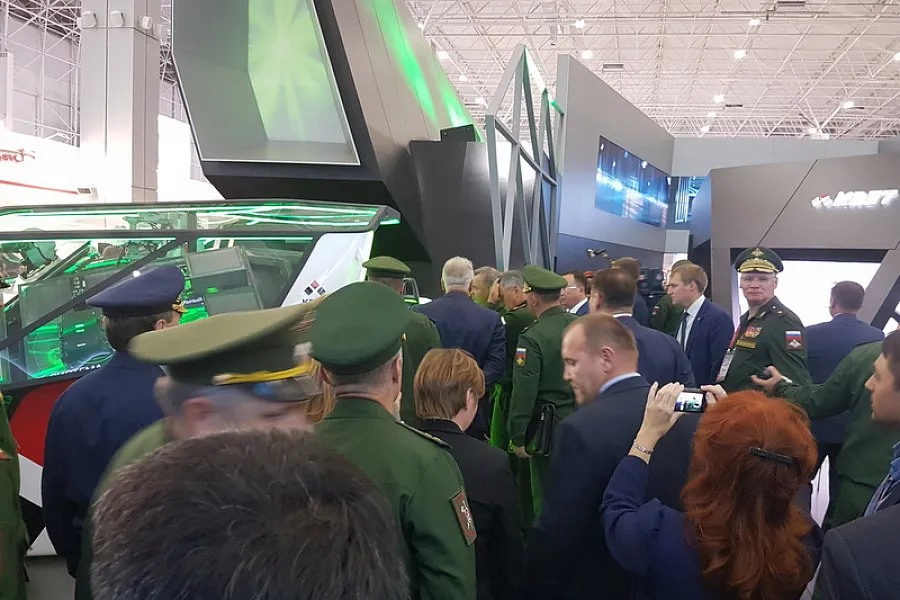 Пилотажный стенд для выставки "HeliRussia"